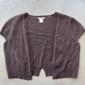 Vintage Cashmere Brown Cardigan